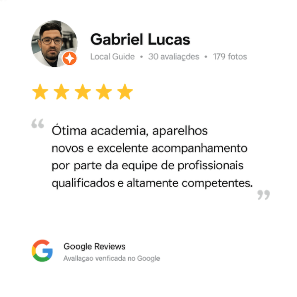Avaliação Google - Gabriel Lucas